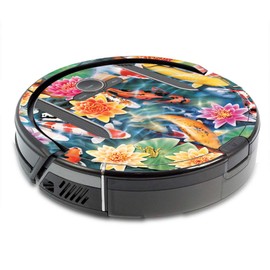 MightySkins Skin Compatible with Shark Ion Robot R85 Vacuum Minimum Coverage - Koi Pond | Protective, Durable, and Unique Vinyl wrap Cover | Easy to Apply, Remove, and Change Styles | Made in The USA