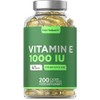 Vitamin E Oil Capsules | 1000iu Strength | 200 Softgels