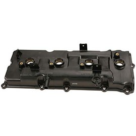 Left Driver Side Valve Cover with the PCV Valve and Spark Plug Tube Seals - Compatible with 2007-2015 Nissan Titan (Fits From 08/01/2006)