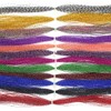 YZD Colorful Crystal Flash Fly Fishing Line 12 Packs Fly
