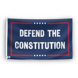 Defend The Constitution Political Statement Flag - 3x5 ft High-Durability Polyester Fade-Resistant, Weatherproof Outdoor/Indoor Banner