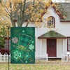 St. Patrick's Day Garden flag, 17.72x11.81 Inch Double Sided Welcome