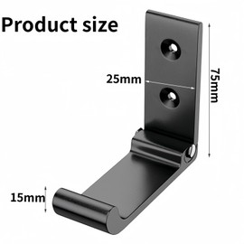 Wzenclave 4 Pack Indoor Gun Rack Wall Mount Anti-Scratch Rubber Pad Foldable Hook for Protecting Rifles, Shotguns, Archery Bows, 60lb Grip Bracket Easily Mounts on Walls, Doors, Safes, Shelves (4)