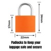 2 Luggage Straps, 2 Luggage Tags and 2 Suitcase Locks,