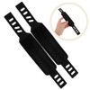 Abaodam 2pcs Adjustable Elastic Bicycle Pedal Straps for Gym Home