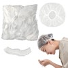 Disposable Shower Cap, 100PCS Portable Thicker Plastic Elastic Hair Shower