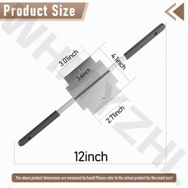 Stainless steel Waste Drain Tool 0201478 for 3 Tier Sink in Commercial Kitchens, Twist Waste Drain Tool and Lever Waste Plumbing Drain Tool