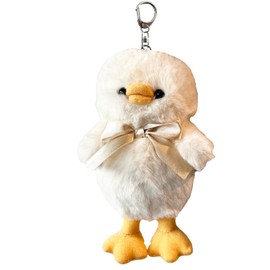 Stream Market Keychain, Plush Toy, Cute, Large, Mascot, Charm, Keyring, Stylish, Mokomoko, Chick, Animal TY039-J