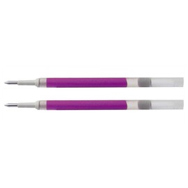 Pentel LR7-P Refills for EnerGel Gel Pen, 0.7mm Metal Tip, Pink Ink, Pack of 2