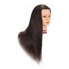 Training Head Maniqui Cabeza Cabello Natural #2 Negro. 66 Cm