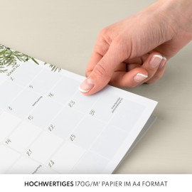 Calendar 2025 Wall Calendar (Monthly Calendar in A4 Landscape Format) - Monthly Calendar 2025 for the Whole Year from January to December with Holiday Overview - Ideal as a Couples Calendar or Family