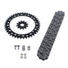 Cycle ATV O Ring Chain and Sprocket Black 12/40 104L