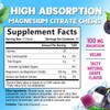 Nature's Nutrition Magnesium Chews Supplement with High Absorption Magnesium Citrate