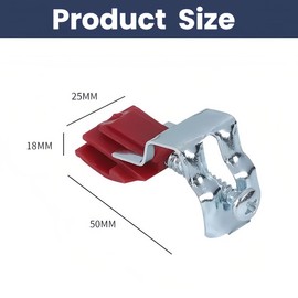 Sink Bow Mounting Brackets, Mounting Brackets, Undermount Sink Clips, Slotted Clamp for Sink Mounting, Sink Bow, Adjustable, Suitable for Laundry Rooms, Kitchen Sinks, Shower Rooms, 10 Pieces