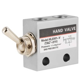 Mechanical Valve HL2301 3 Position 2-Port Toggle Switch Pneumatic Mechanical Valve