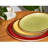ONEMORE Porcelain Dinner Plates 8.5 inch Dessert Salad Plates Ceramic