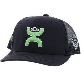 HOOEY Austin Gamblers Men's Snapback Trucker Hat (US, Alpha, One Size, Black)