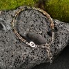 CASVIA Biotite Veil Men's Beaded Bracelet - Handcrafted Stone Bracelet