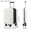 ELDA Collapsible Suitcase Checked Fully Foldable Luggage Hardshell Carry-On Rolling