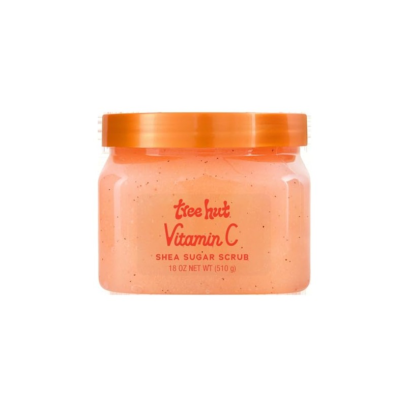 TREE HUT, Vitamin C Shea Sugar Scrub, Exfoliante Corporal de