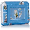 Sketch Snoopy Coin Purse with Pass, Blue (SPZ-2815)