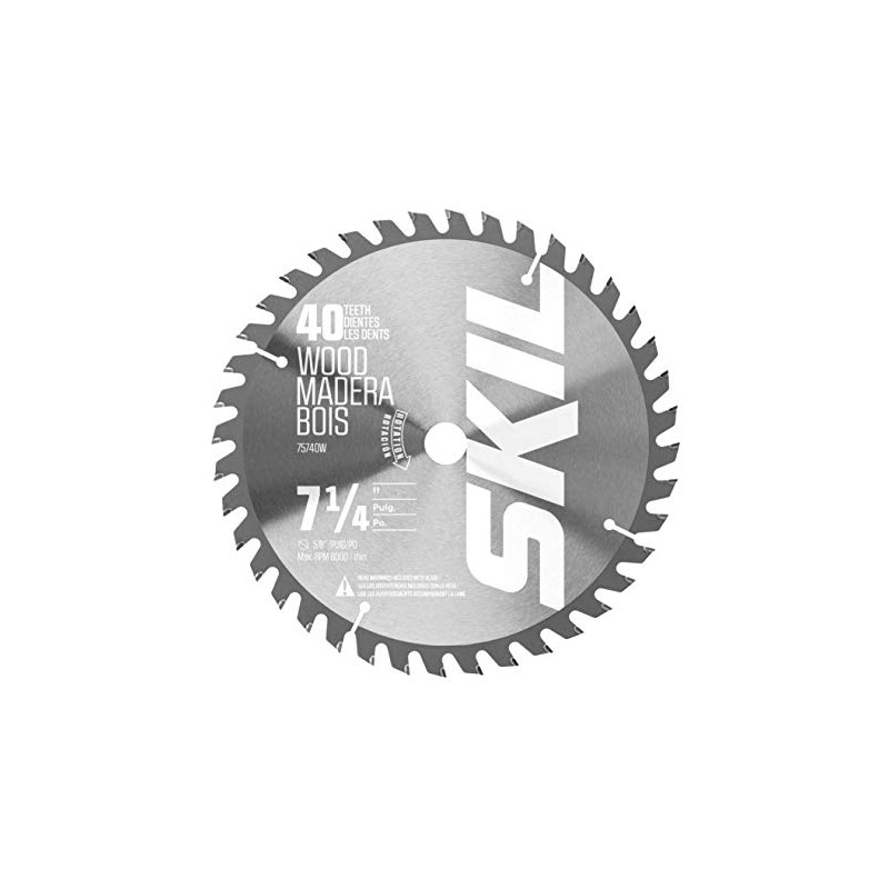 SKIL 7-1/4" 40-Tooth Carbide Tipped Circular Saw Blade for SKIL
