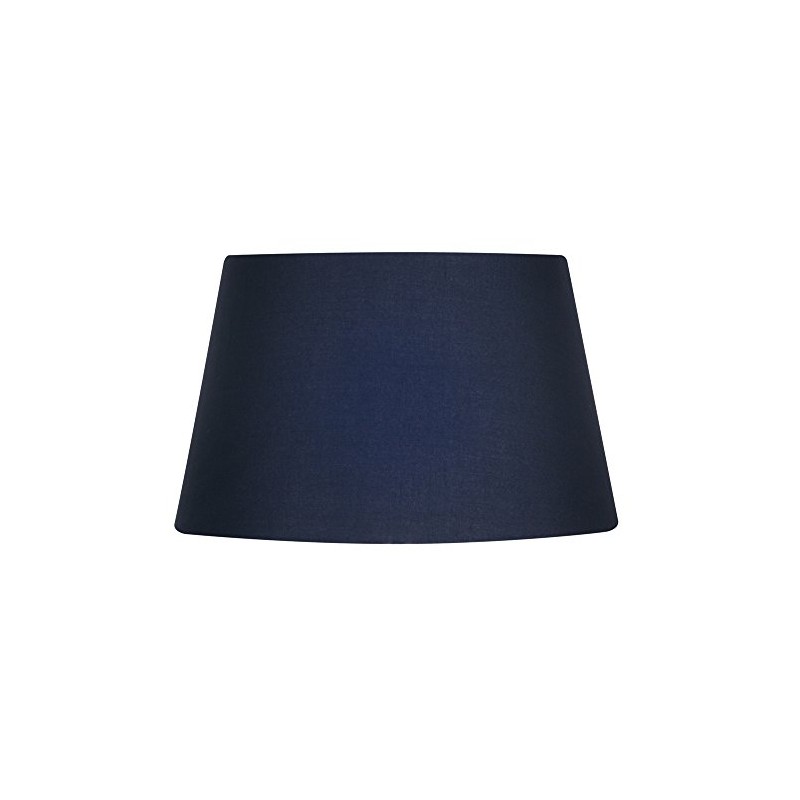 Oaks Lighting Cotton Drum Shade, 8-inch, Navy, Fabric