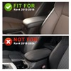 Muslogy Center Console Armrest Cover Compatible with Toyota RAV4 2013-2018