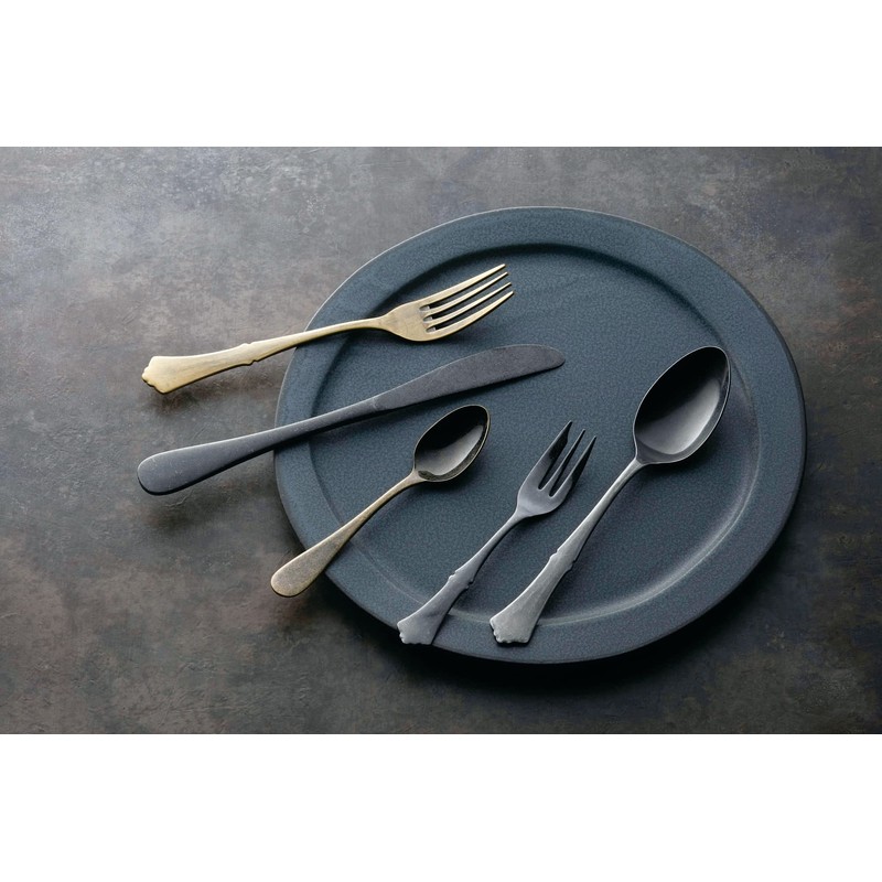 Takakuwa Metal Classical Dessert Spoon, Antique Size: Approx. W18.3, 900510