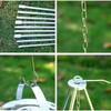 Cooking Tripod Foldable Campfire Tripod with Chain and Carrying Bag