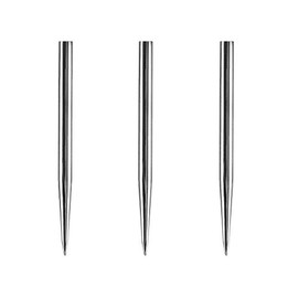 Dart Spare Points, Replacement Points, Plain Silver, Length 32mm (3 Sets - 9 Points)