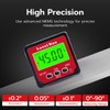 Tolesum Winkelmesser Digitaler Neigungsmesser Inklinometer mit Magnetfuß, Bevel Box Winkelmessgerät