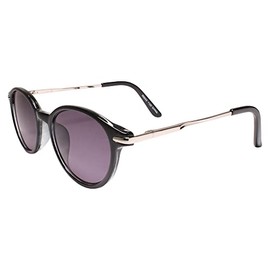 Classic Retro Indie Old School Black Round 1.25 Reading Sun Glasses