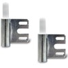 2 x Frame Parts for Steel Frame Glass Door Hinges