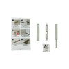 LOOTICH Push to Open Rebound Door Catches for Kitchen Cabinet