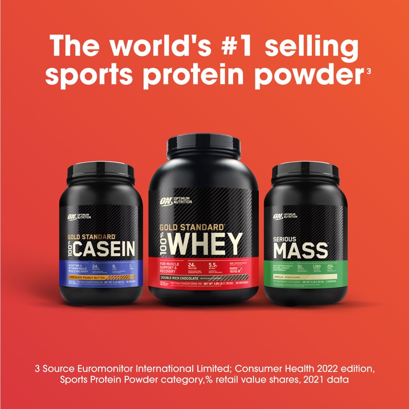 Serious Mass Strawberry Weight Gain Protein Powder | 12 lbs