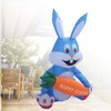 1.2 m Easter Inflatables Rabbit Cartoon Cute Fun Innovative Blow