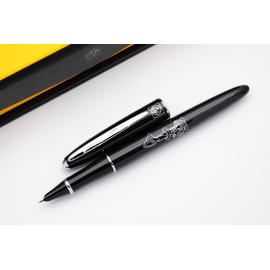 Picasso 606 Ultrafine Accounting Fountain Pen EF Nib Original Box (Black)