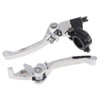 LIEAOKES 22mm Aluminum Alloy Folding Clutch Lever Brake Lever Set