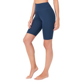 Los Ojos Women's Biker_Basics Shorts, True Navy, XL