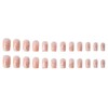 Nail Tips, Set of 24, False Nails, Gradient Pink, Cherry