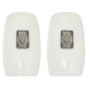 Diamonds Card Suit China Salt and Pepper Shakers Cruet Set