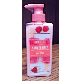 Scent Happy Summer Berry Raspberry+ Strawberry Body Lotion-Shea Butter- New  J28