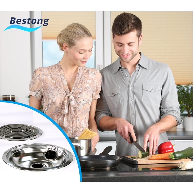 Drip Pan Electric Stove Burner Covers for Whirlpool W10278125 W10196405