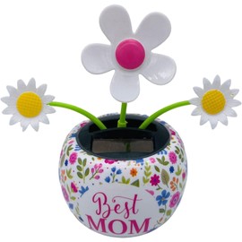 Solar Dancer Figure,Solar Dancing Flower Solar Dancing Solar Toys Car Swinging Dancing Toy Car Windowsill Home Desk Decor Solar Power Kits Solar Powered Toys Solar Powered Dancing Car Dashboard Decor