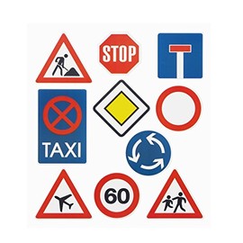 Hobby Design Sticker Traffic Signs