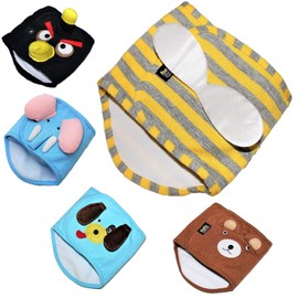 Dog Puppy Funny Diaper Belly Band Male Boy for Small Breeds (Yellow BEE, L - Waist 13" - 16")