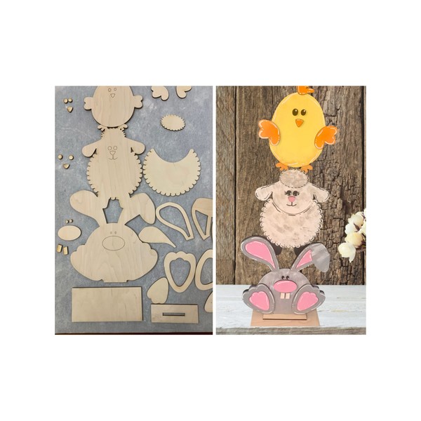 Easter DIY Craft Kit - Paint Your Own Adorable Chick,