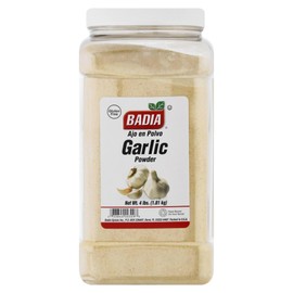 Badia Garlic Powder, Perfect for Cooking, Grilling & Marinades, Premium Quality, Food Service Size , 4 lbs
