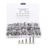 260 Pieces Stainless Steel Hexagon Socket Countersunk Screws Set, M4/M5/M6